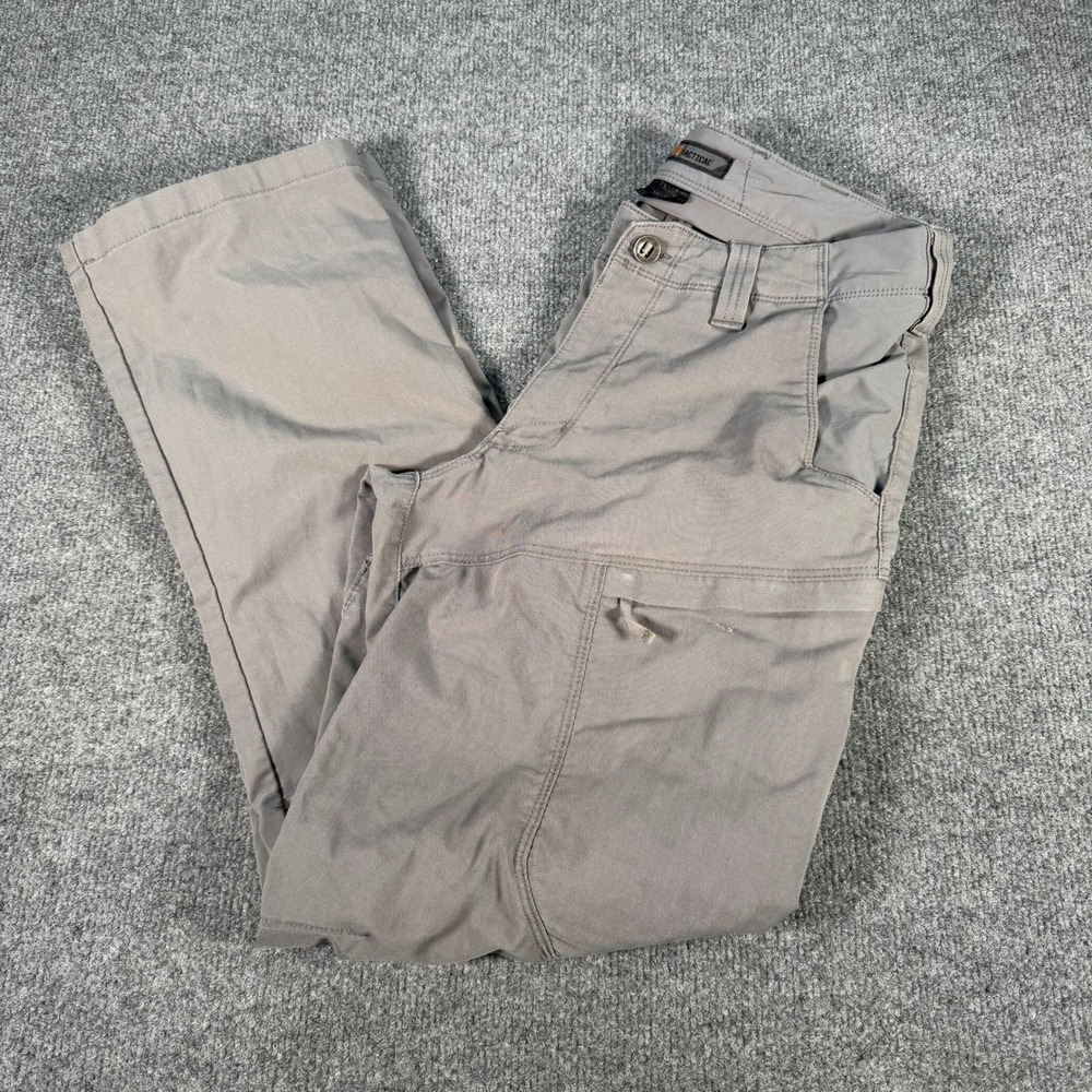 5.11 Tactical Apex Pants Men 30x32 Gray Flex-Tac Cargo Duty Trousers 74434 #4657